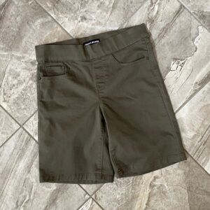 DKNY olive green shorts size S